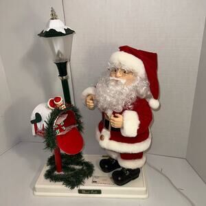 Vintage Christmas Telco Motionette Letter To Santa Claus Animated W/ Box WORKS!!